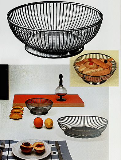 Архивный каталог с корзинами для фруктов от Alessi