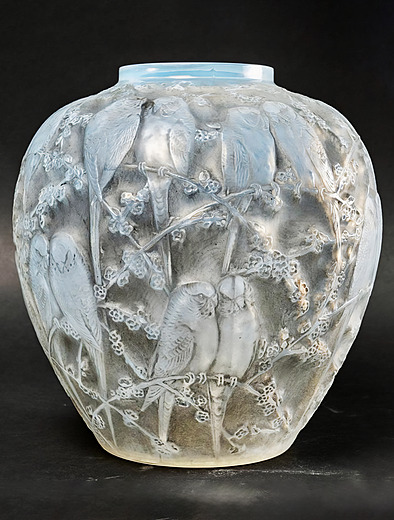 Ваза «Попугаи» от Lalique