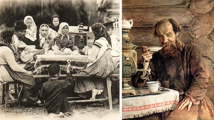Деревенское чаепитие. «За чаепитием», Александр Морозов