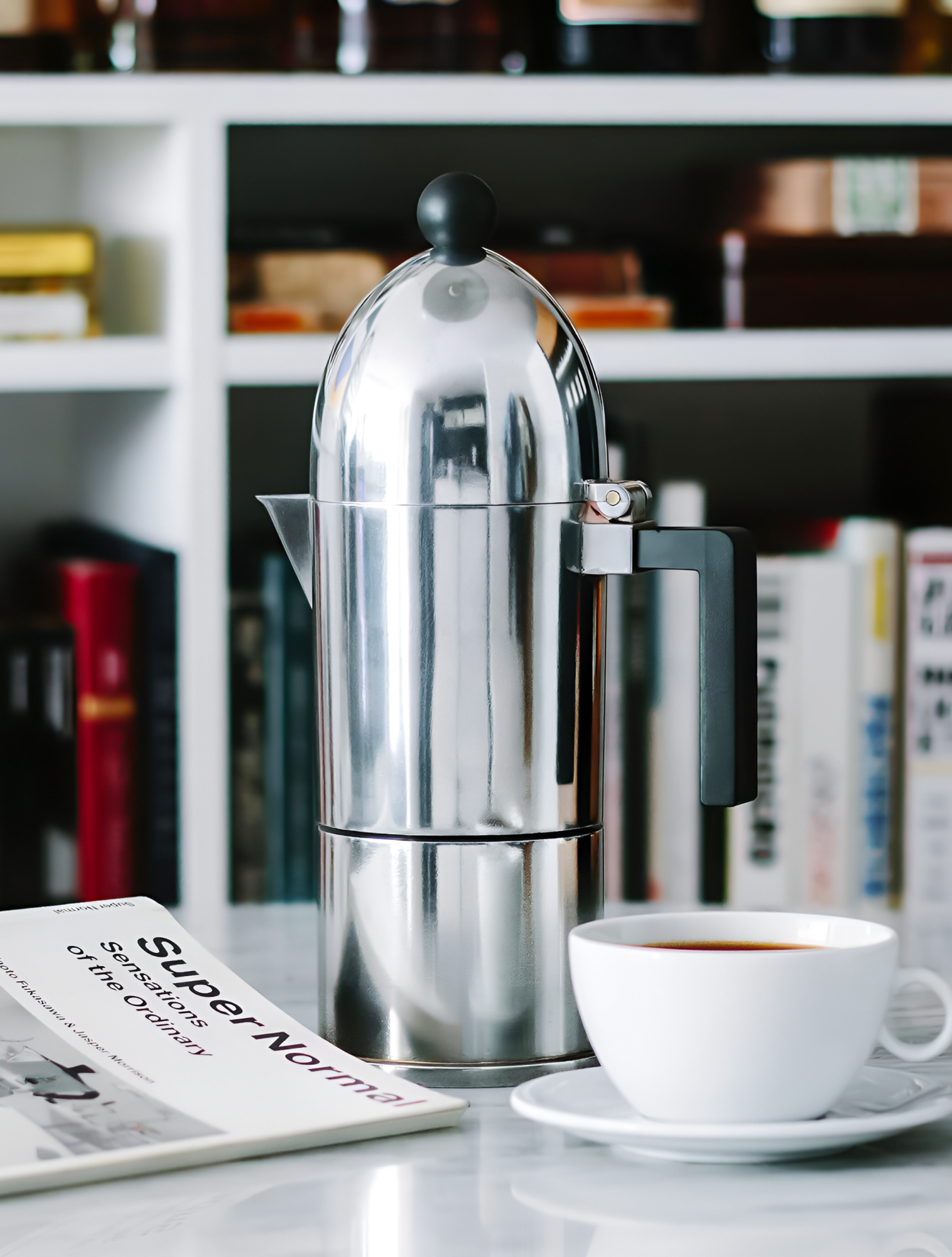 Кофеварка гейзерная на 3 чашки La cupola, 150 мл от Alessi