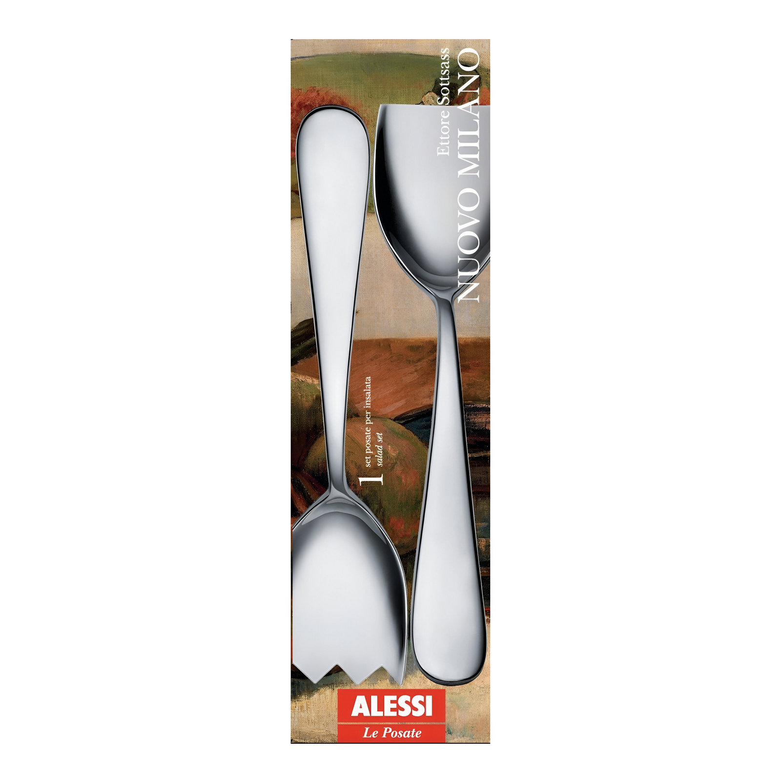 Набор из 2 сервировочных приборов Nuovo Milano, 26 см от Alessi