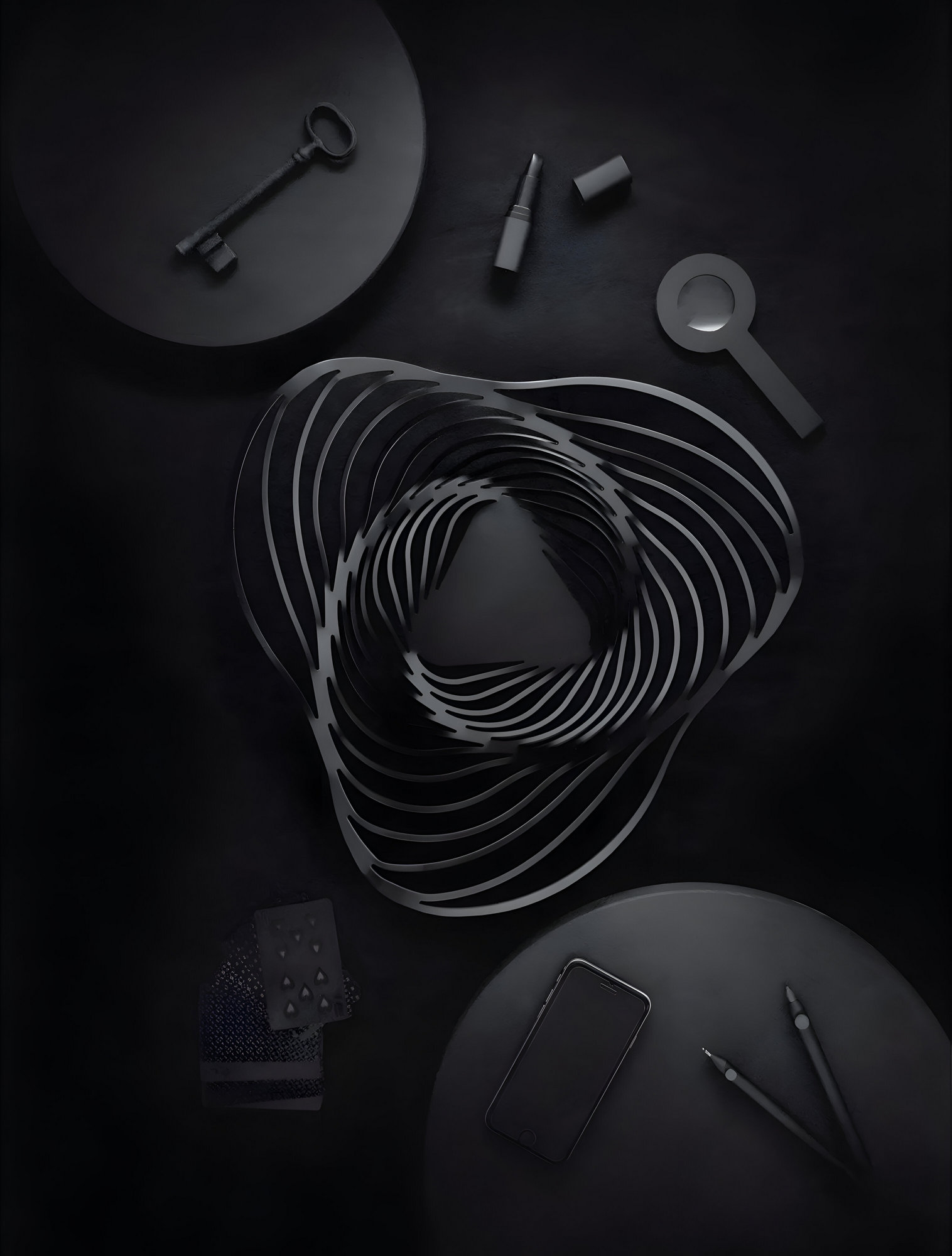 Ваза для фруктов Trinity, 33 см от Alessi