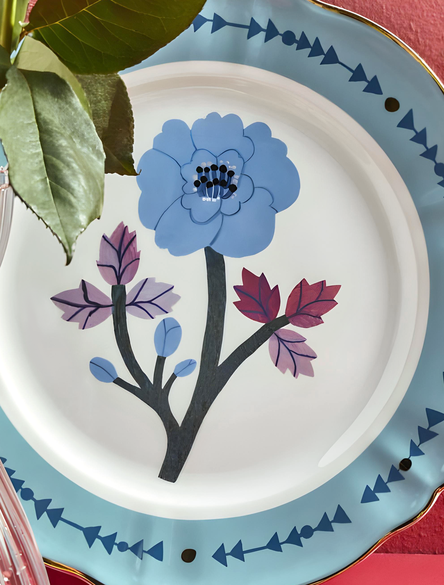 Плоское блюдо Botanica, 32,5 см от Bitossi Home