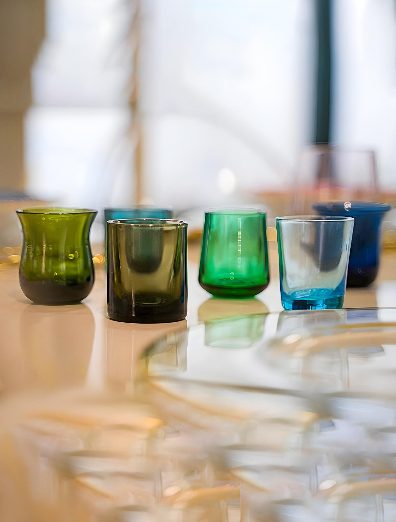 Набор из 6 стопок Diseguale Blue/Green от Bitossi Home