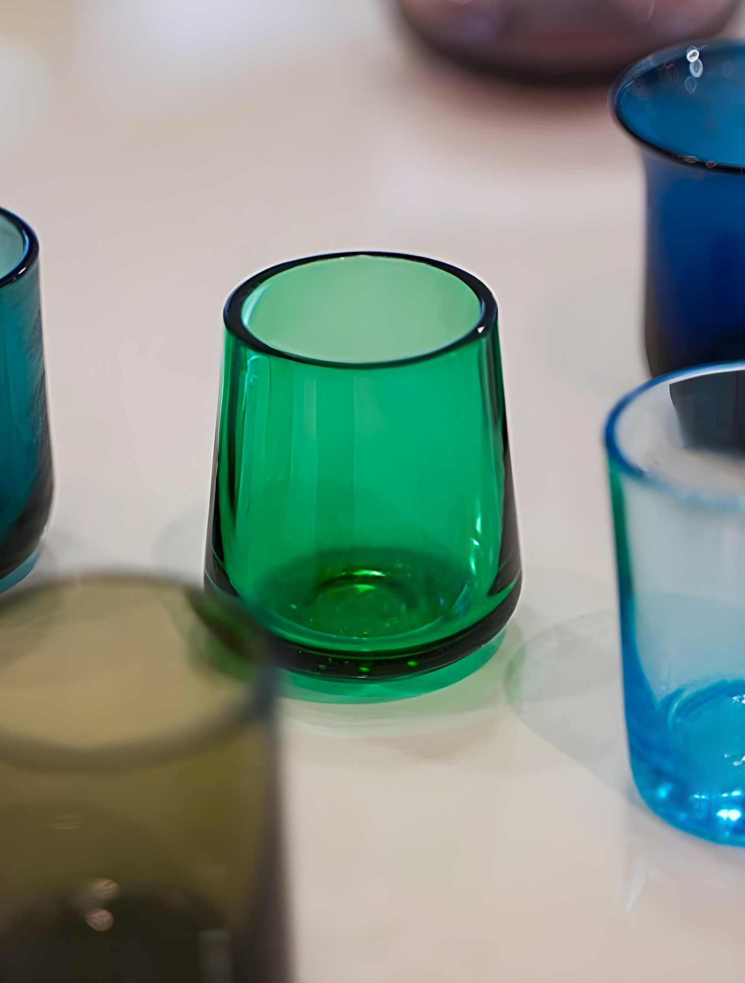 Набор из 6 стопок Diseguale Blue/Green от Bitossi Home