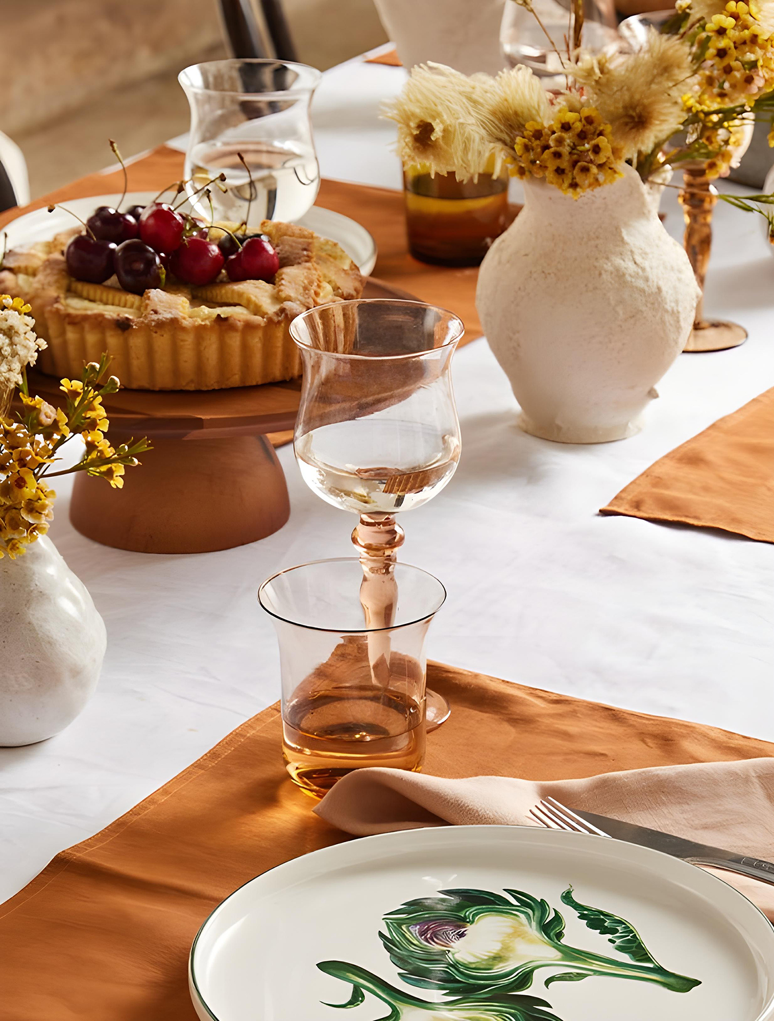 Бокал для белого вина Diseguale Amber/Pink, 350 мл от Bitossi Home
