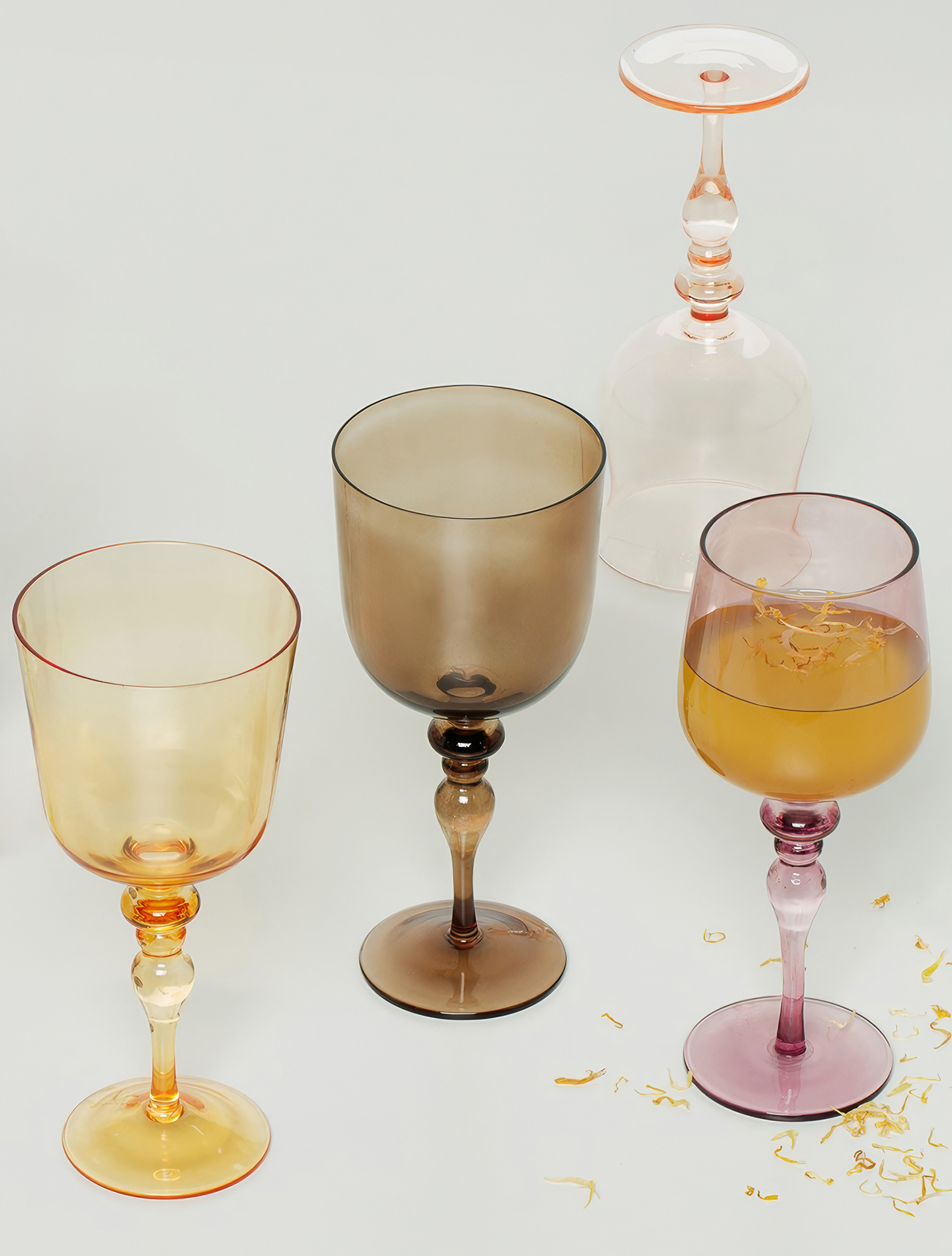 Бокал для белого вина Diseguale Amber/Pink, 350 мл от Bitossi Home