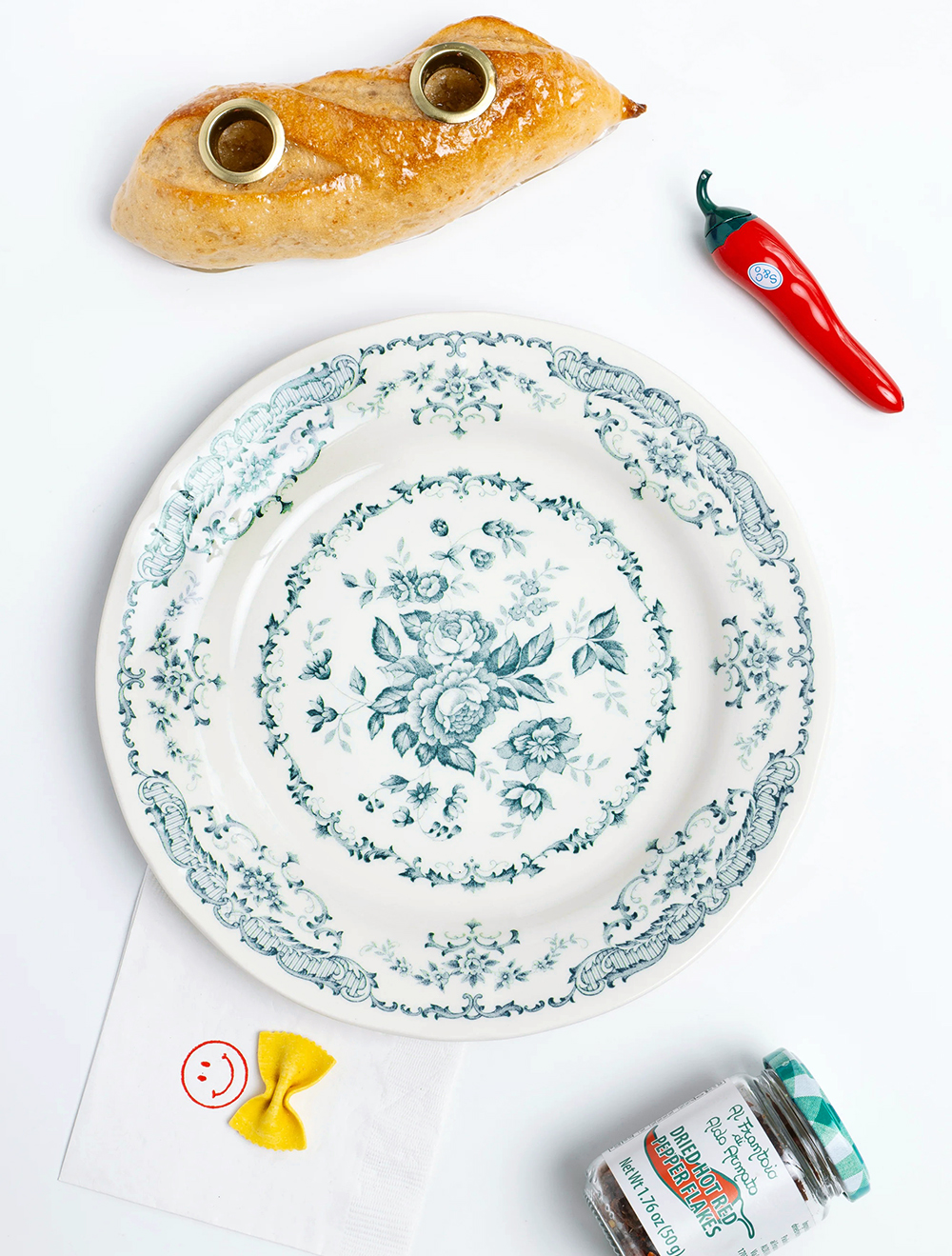 Обеденная тарелка Rose Turquoise, 26 см от Bitossi Home