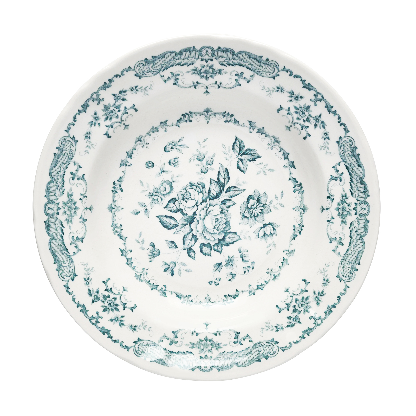 Суповая тарелка Rose Turquoise, 23,5 см