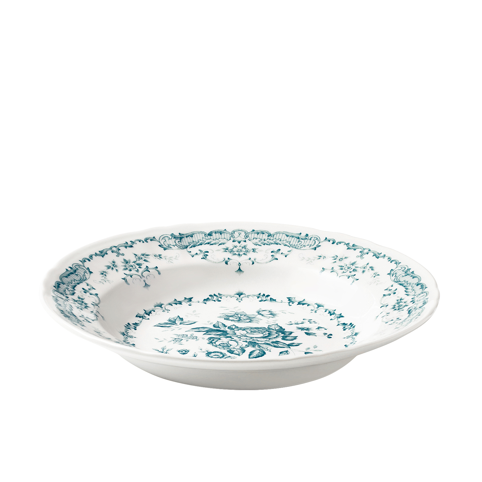 Суповая тарелка Rose Turquoise, 23,5 см