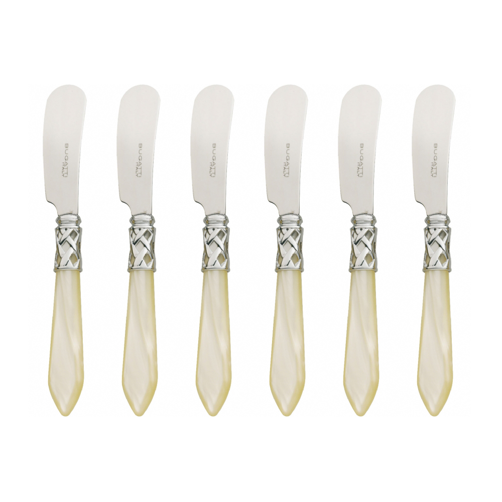 Набор из 6 ножей для масла Aladdin Ivory, 15 см