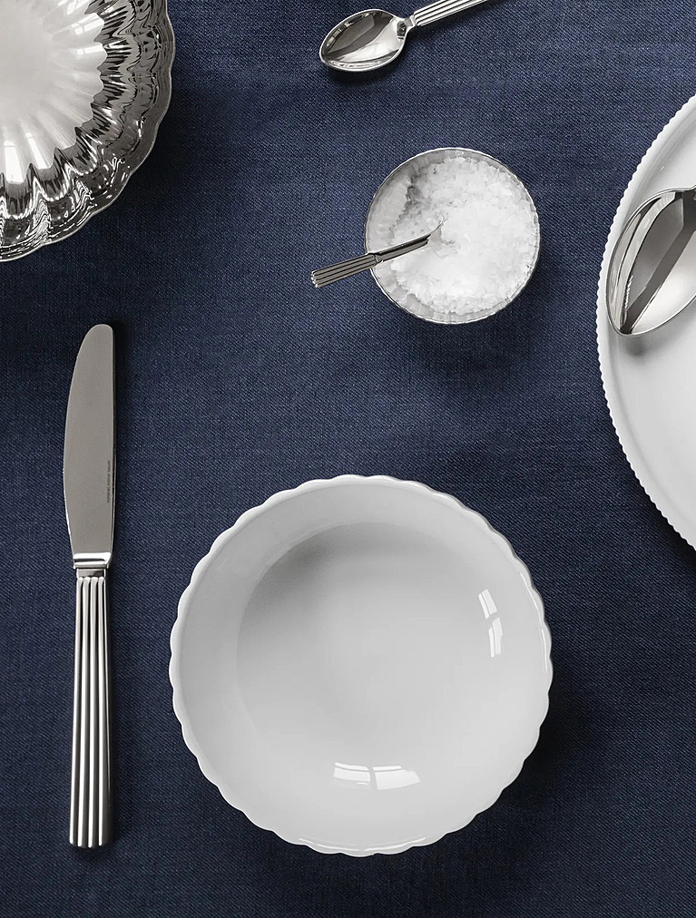 Солонка с ложкой Bernadotte, 3,3 см от Georg Jensen