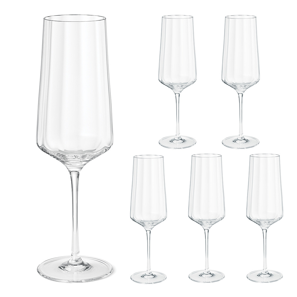 Набор из 6 бокалов для шампанского Bernadotte, 270 мл от Georg Jensen