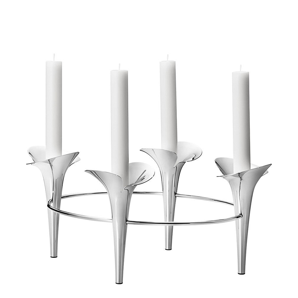 Подсвечник Bloom, 15x34 см от Georg Jensen
