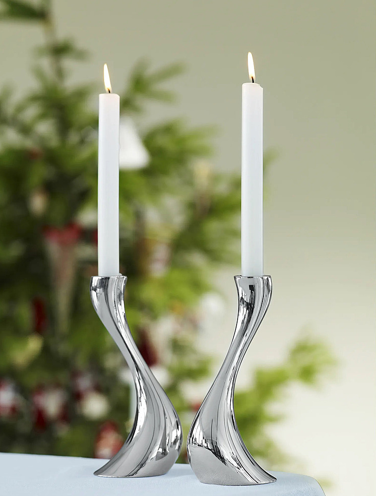 Набор из 2 подсвечников Cobra, 20 см от Georg Jensen