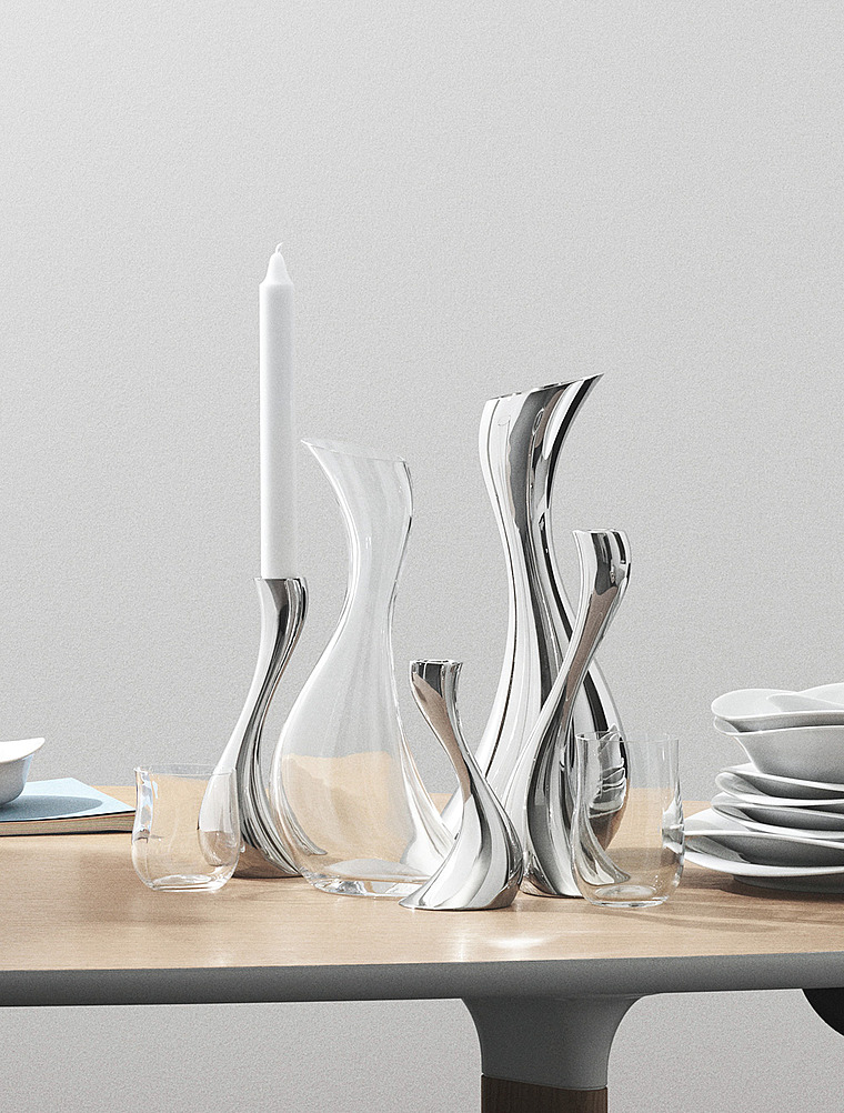 Набор из 2 стаканов для воды Cobra, 200 мл от Georg Jensen
