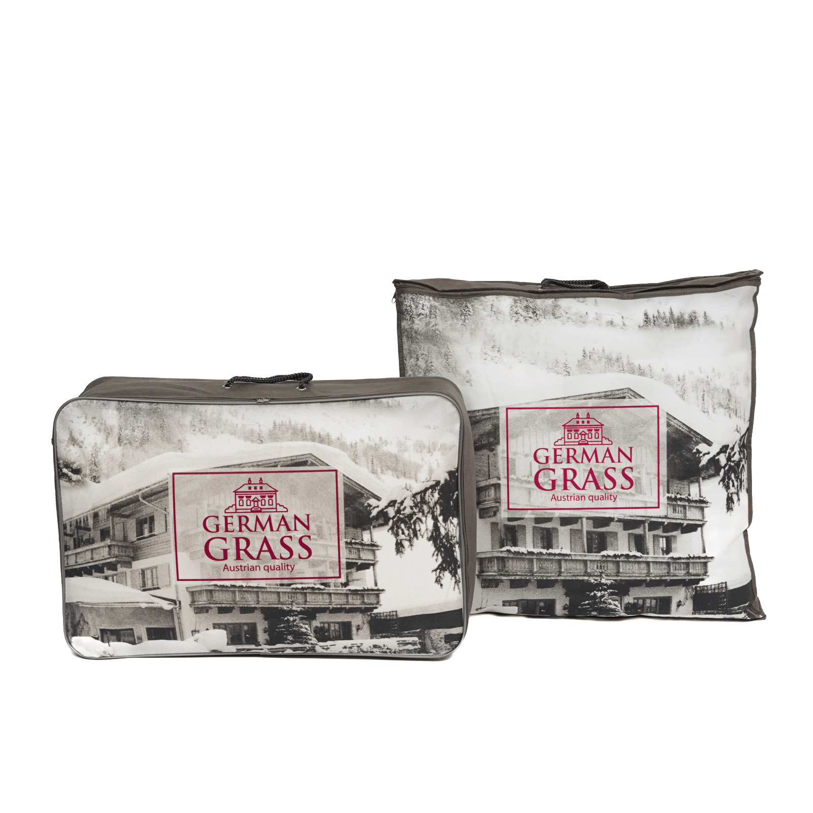 Подушка средней жесткости Non-allergenic Premium Grass, 70х70 см от German Grass