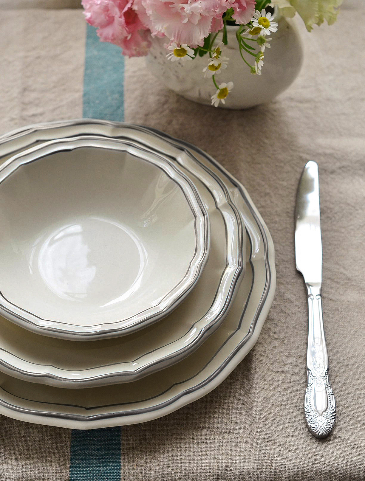Пиала Filet Taupe, 17 см от Gien