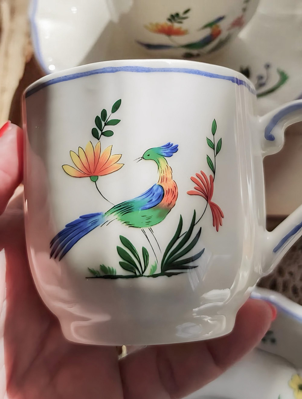 Набор из 2 кофейных пар Oiseaux de Paradis, 85 мл