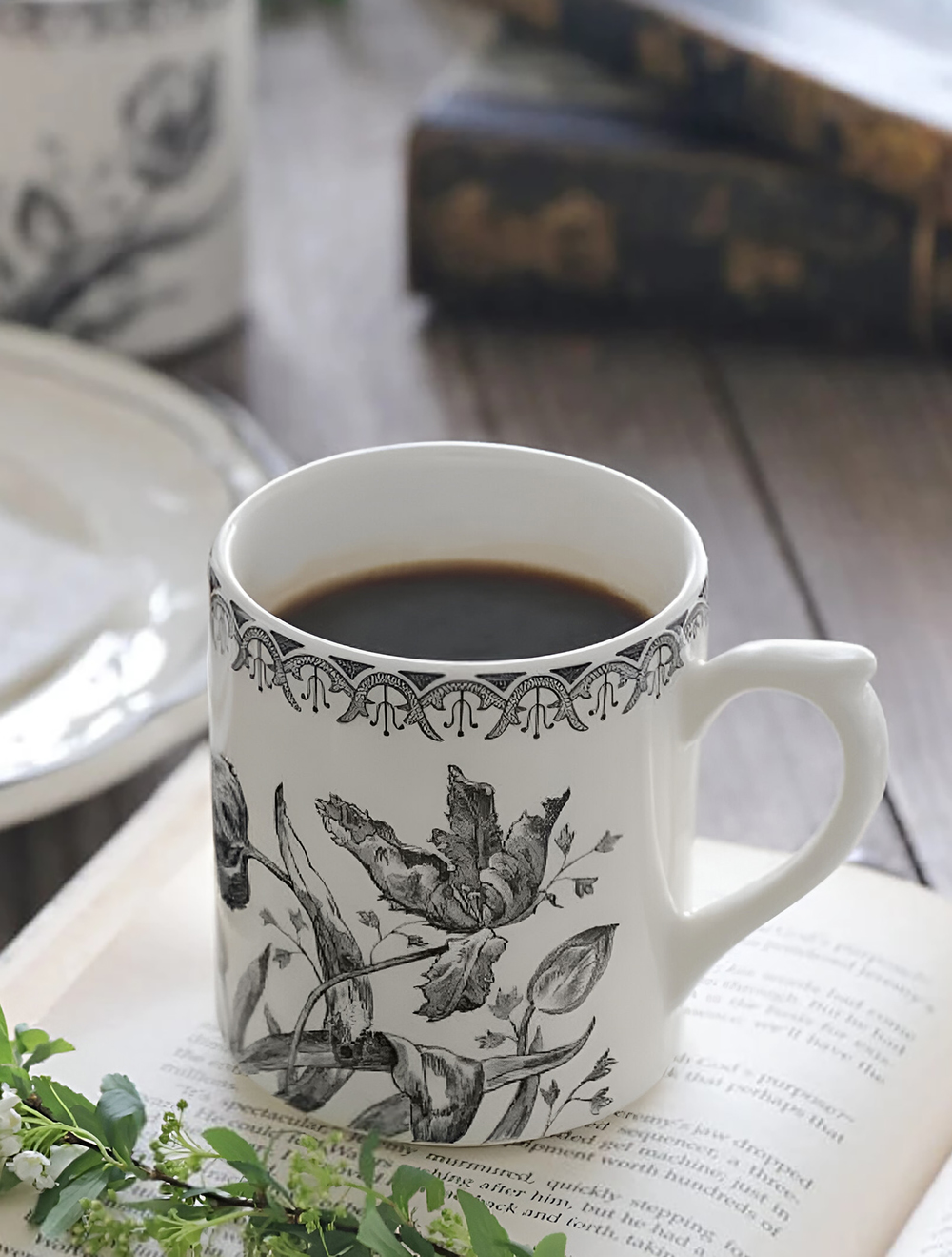 Кружка Tulipes Noires, 250 мл от Gien