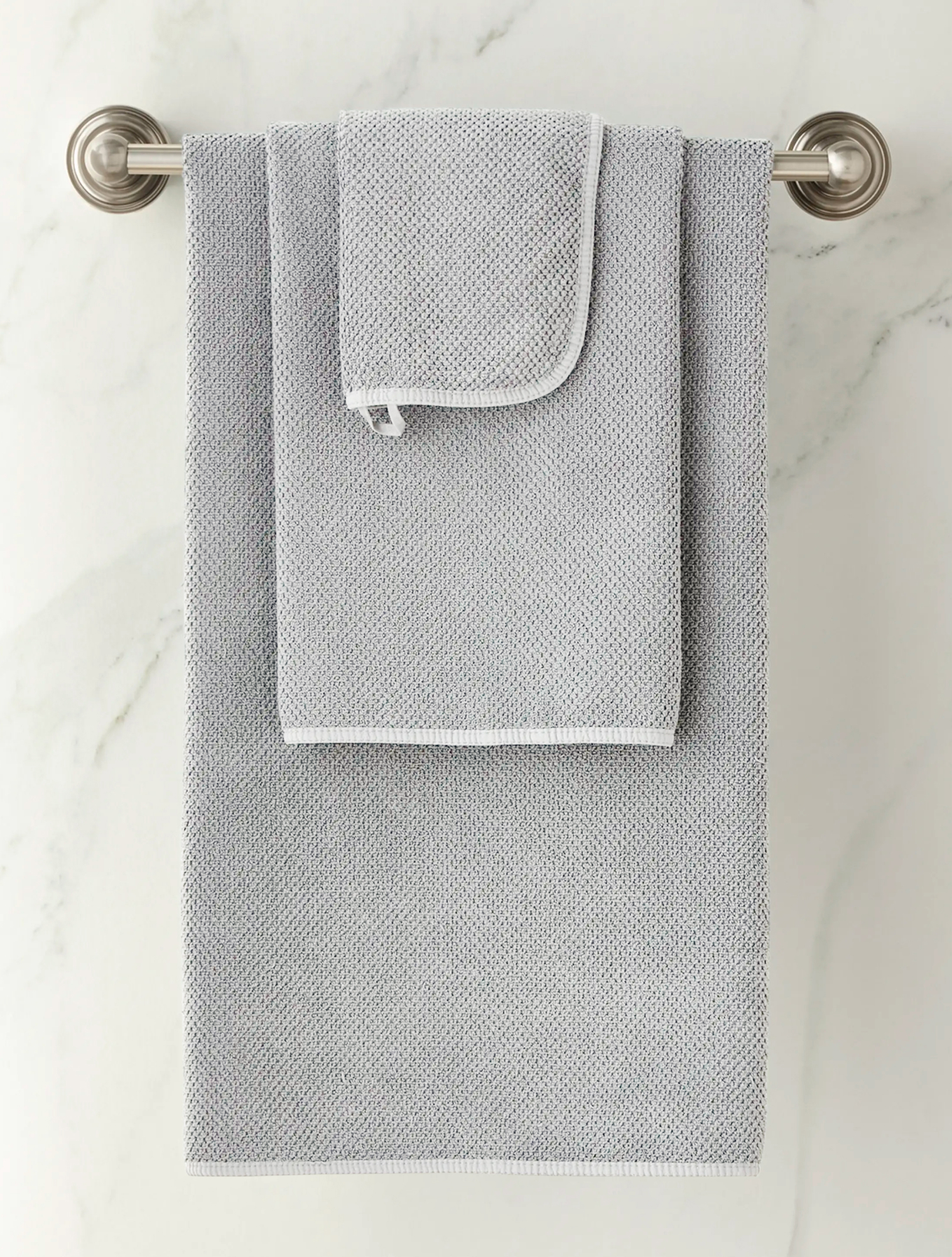 Полотенце Bee Waffle Silver, 50x100 см от Graccioza