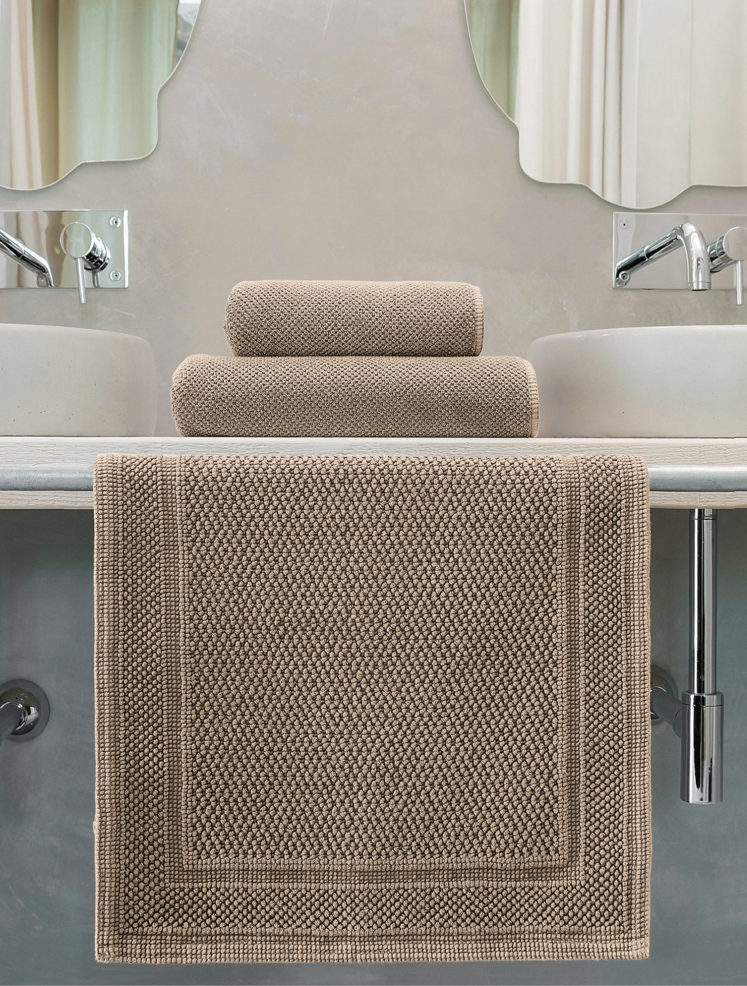 Полотенце Bee Waffle Stone, 30x50 см от Graccioza