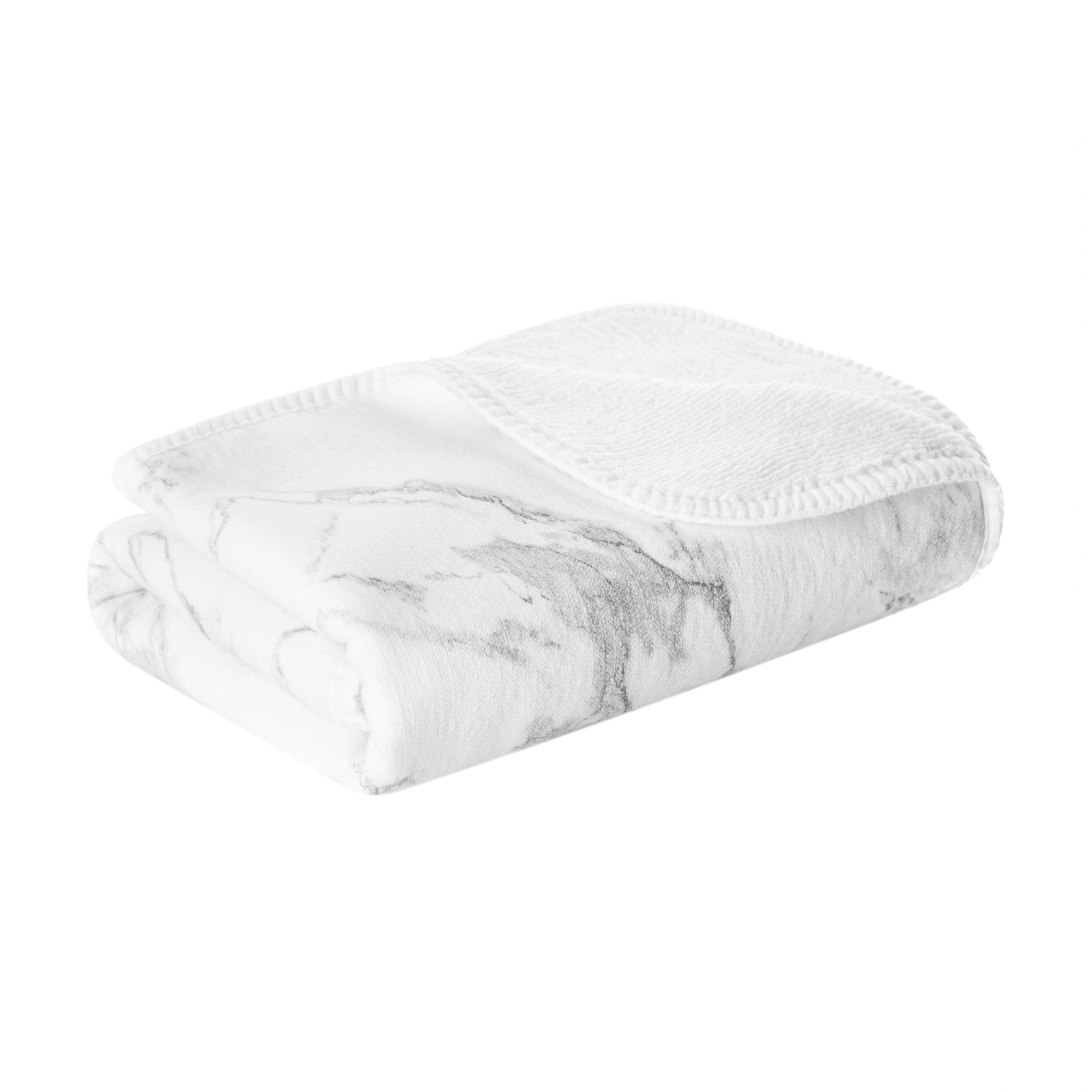 Полотенце Mabel Silver/White, 70x140 см