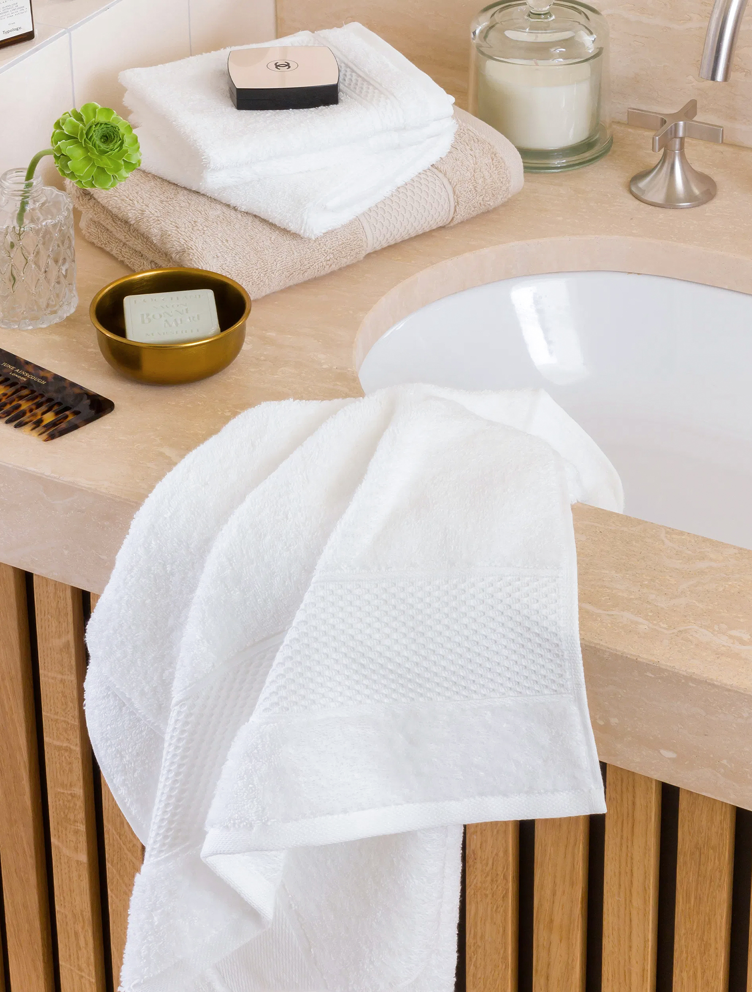 Полотенце Pure Luxury Snow, 50х100 см