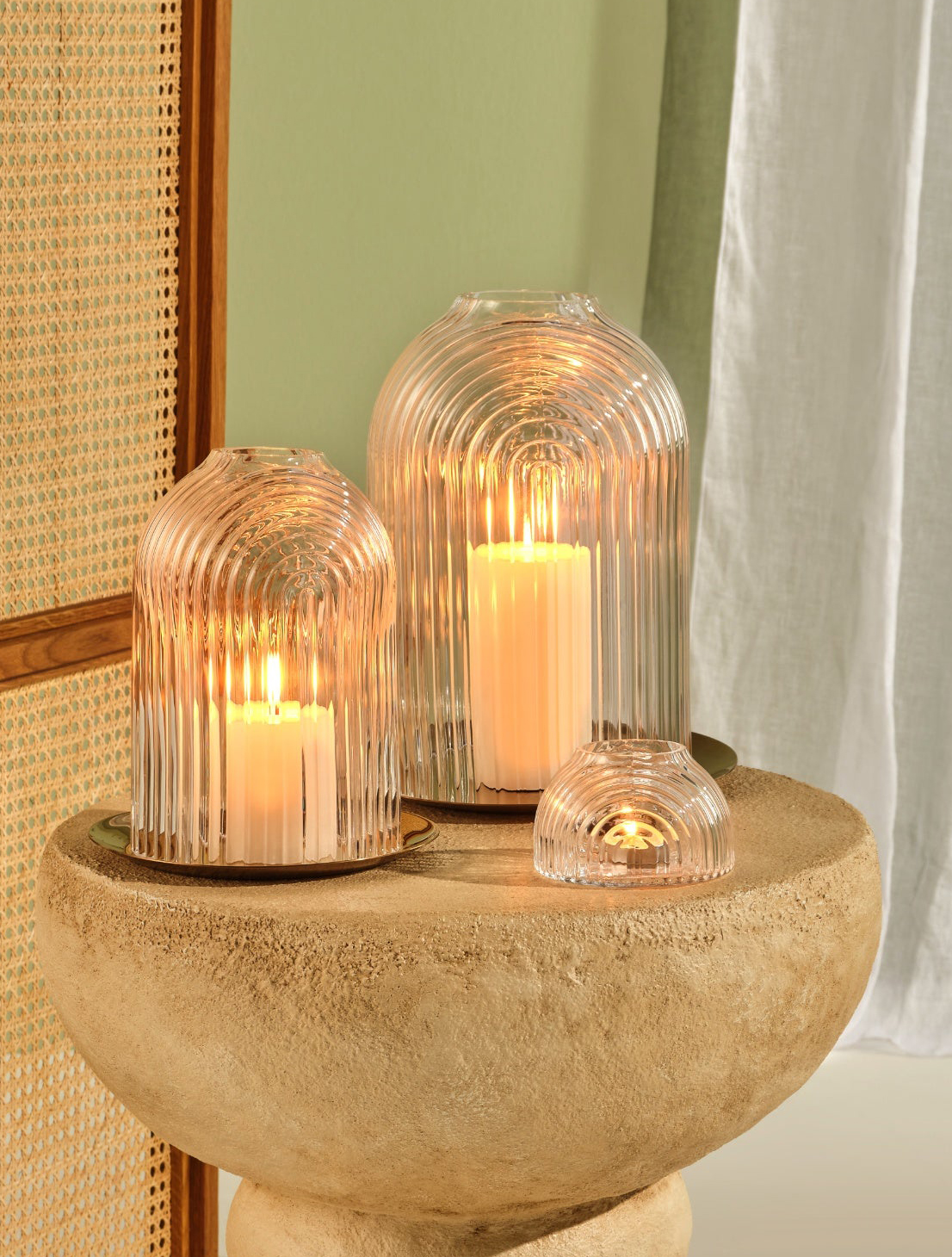 Подсвечник Ilo, 6,5 см от Nude Glass