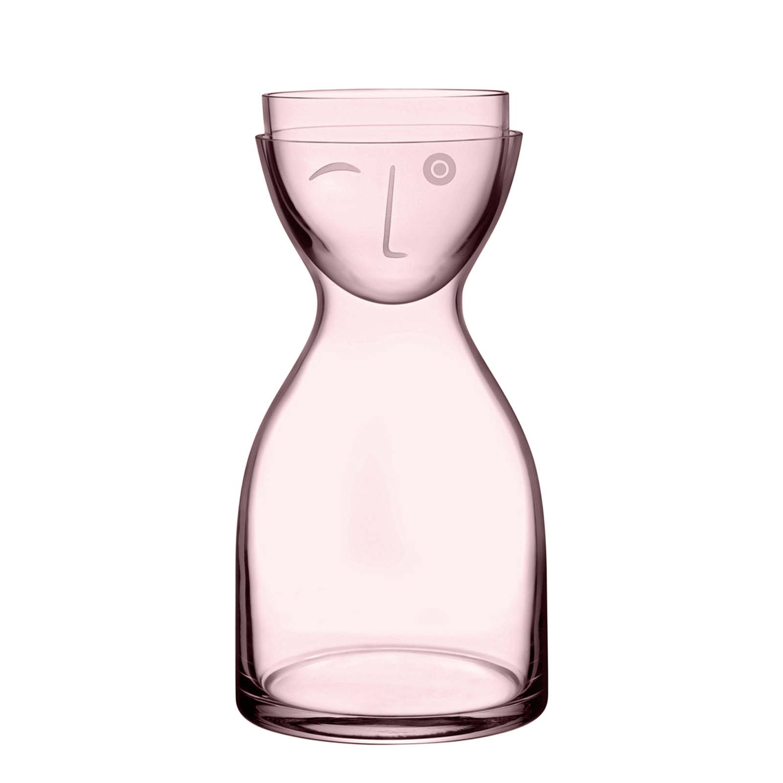 Набор из графина 850 мл и стакана для воды Mr & Mrs от Nude Glass