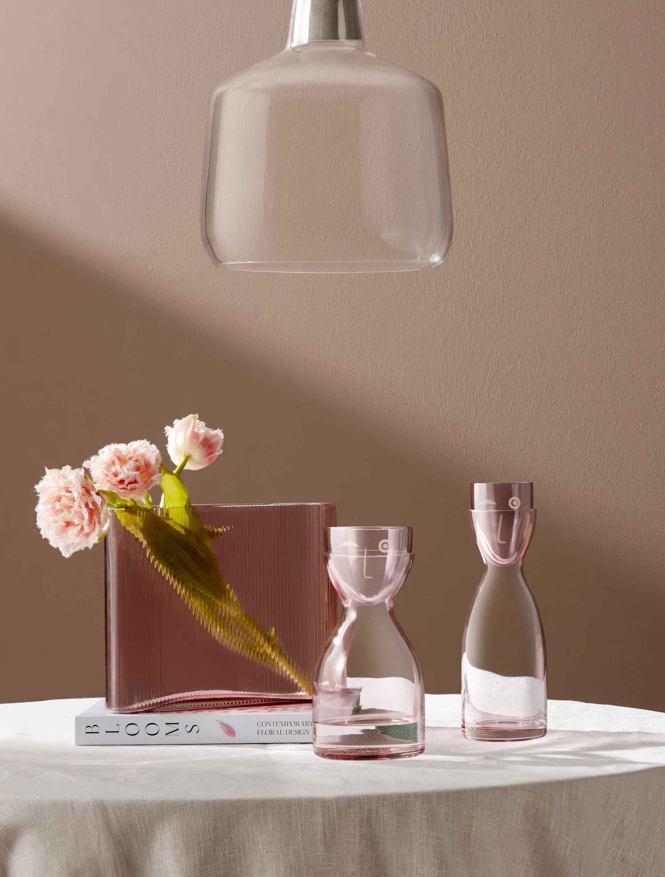 Набор из графина 850 мл и стакана для воды Mr & Mrs от Nude Glass