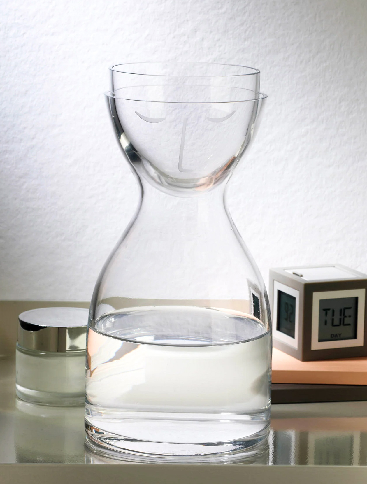 Набор из графина 850 мл и стакана для воды Mr & Mrs от Nude Glass