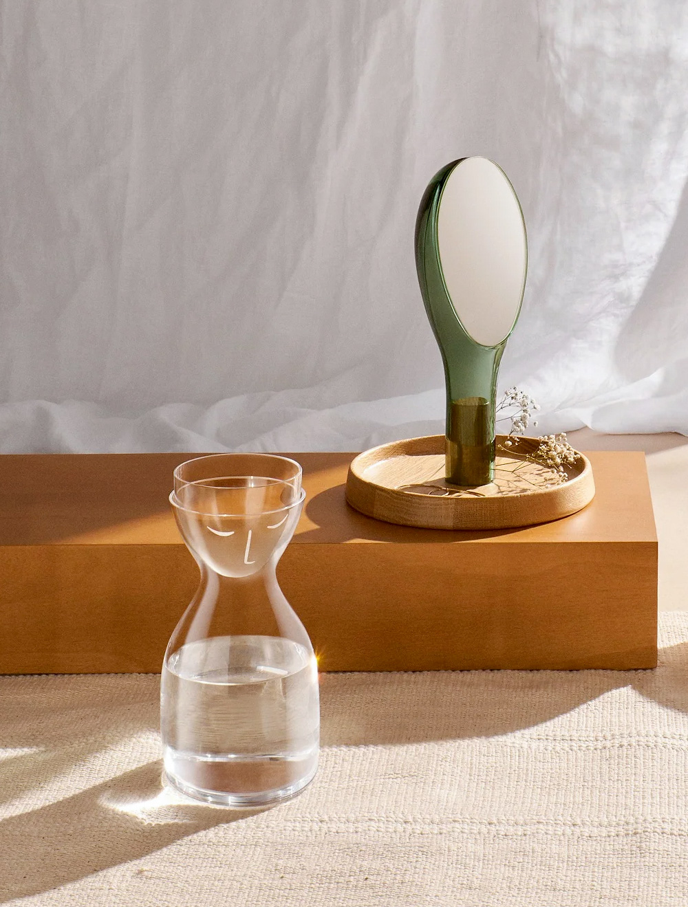 Набор из графина 850 мл и стакана для воды Mr & Mrs от Nude Glass