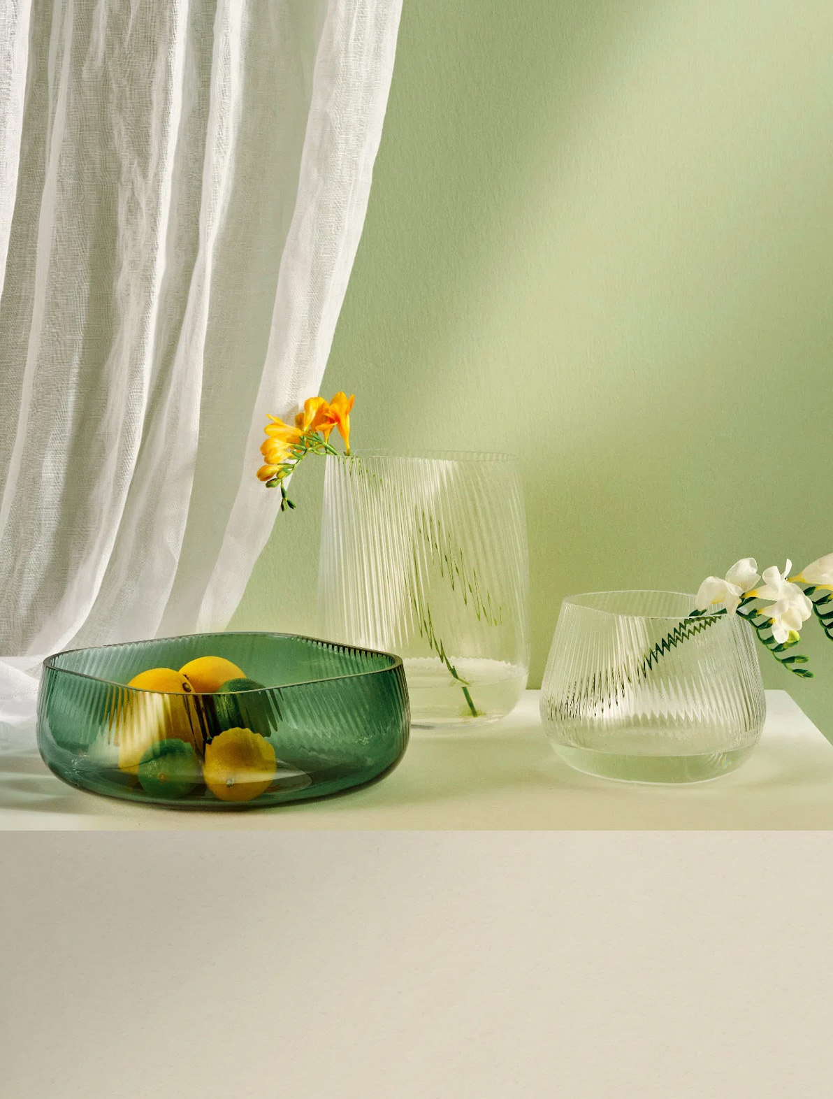Ваза для фруктов Opti, 30,5 см от Nude Glass