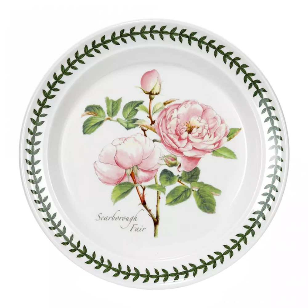 Набор из 6 обеденных тарелок Botanic Garden Roses, 26,5 см