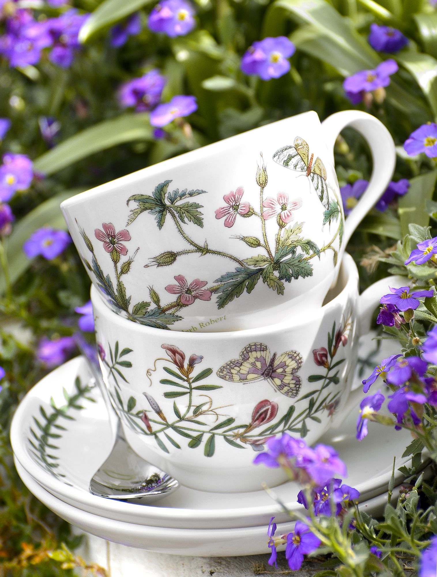 Набор из 6 чайных пар Botanic Garden, 330 мл от Portmeirion