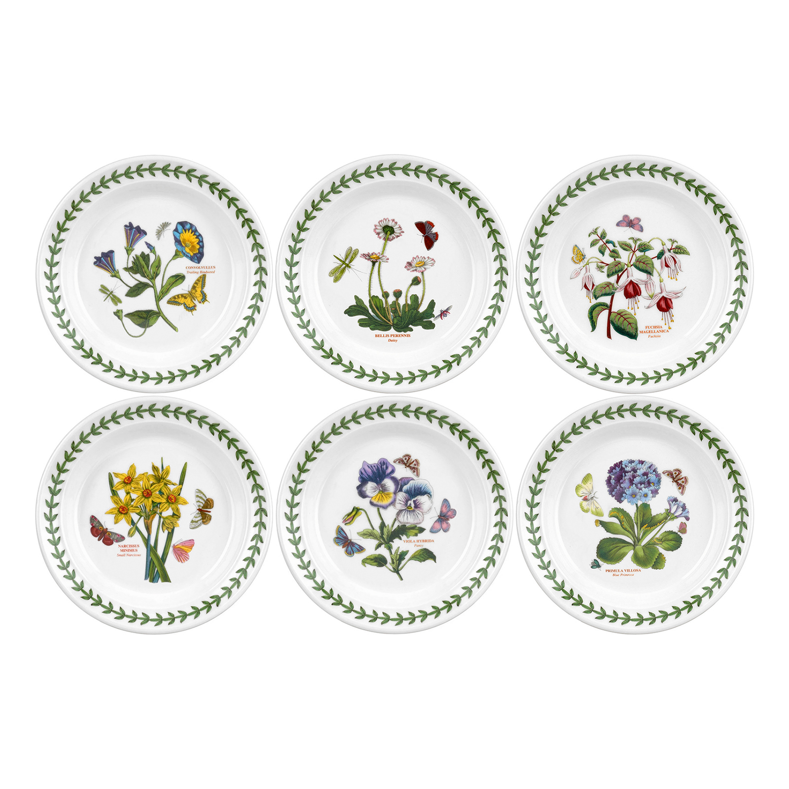 Набор из 6 пирожковых тарелок Botanic Garden, 16,5 см