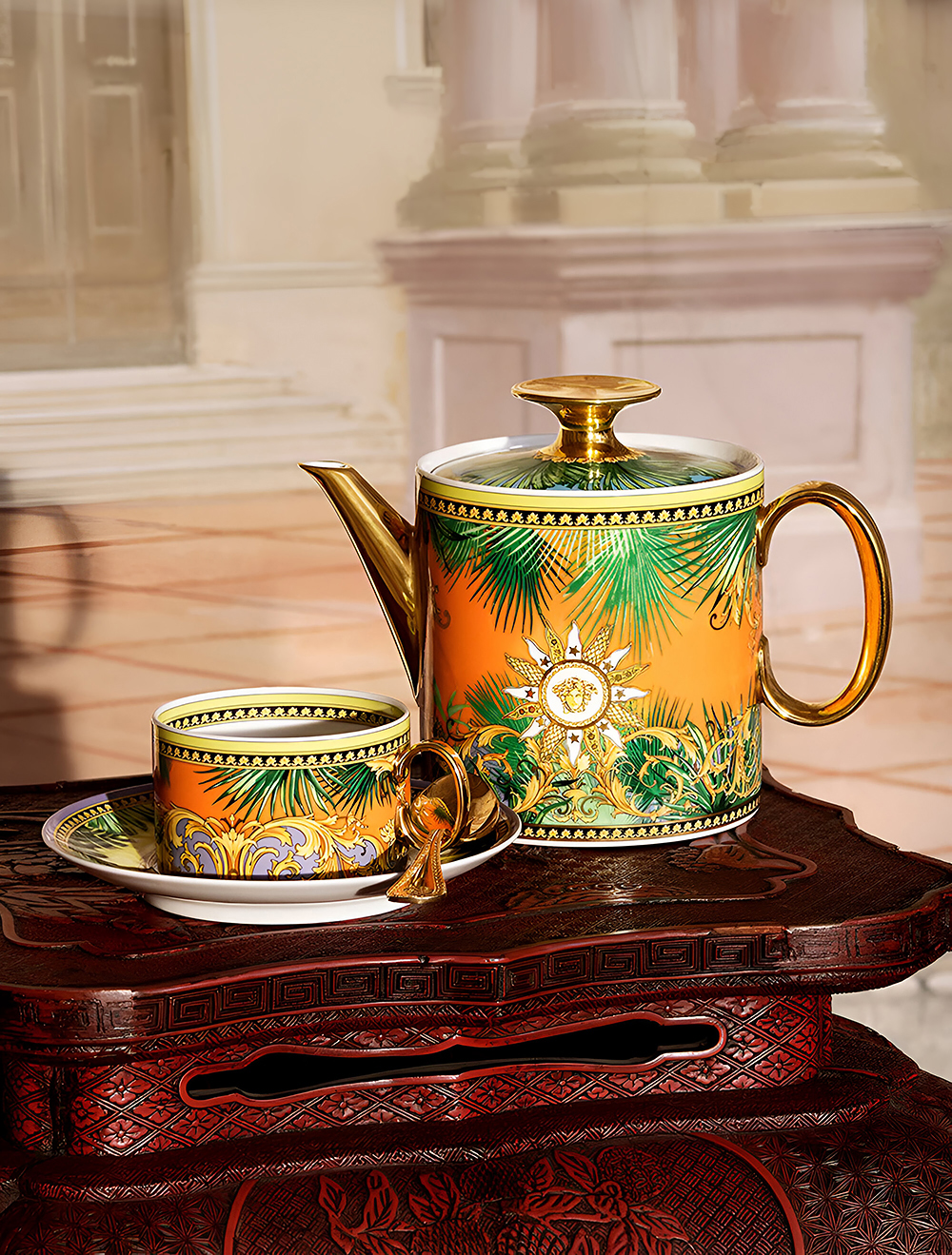 Чайная пара Jungle Animalier, 150 мл от Rosenthal Versace