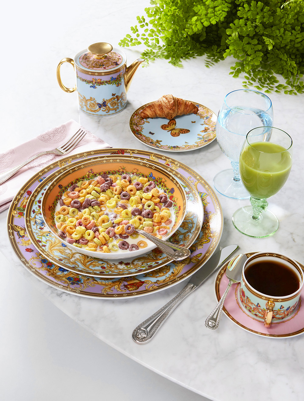 Чайная пара Le jardin de Versace, 150 мл от Rosenthal Versace