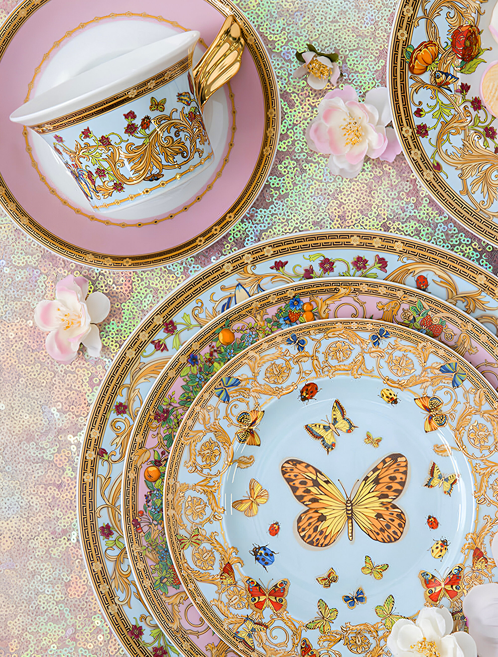 Чайная пара Le jardin de Versace, 220 мл от Rosenthal Versace