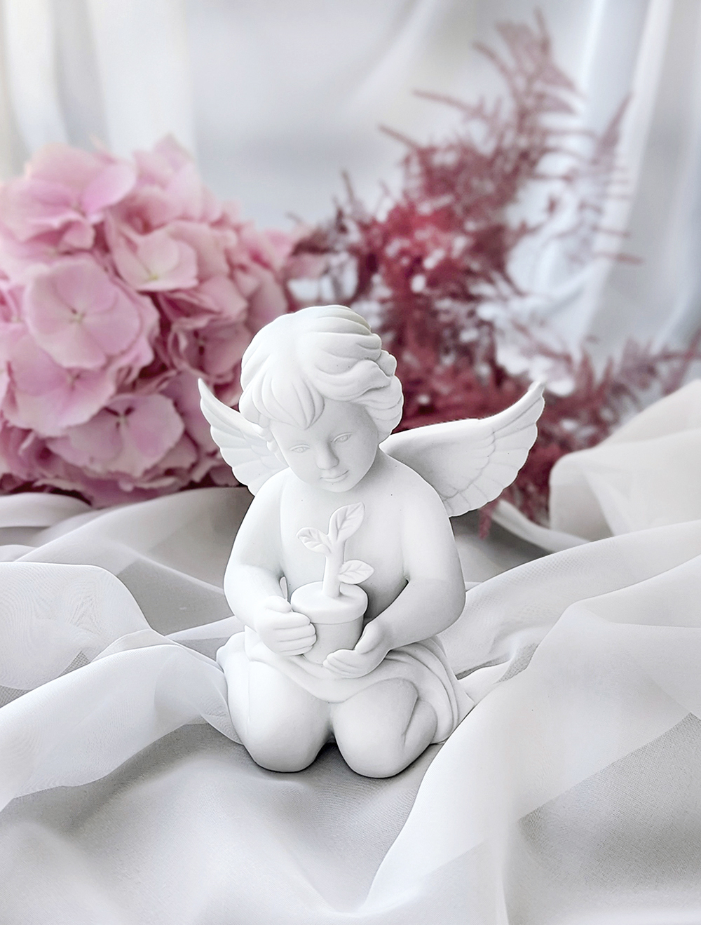 Статуэтка “Ангел с цветочным горшком”, 10 см от Rosenthal