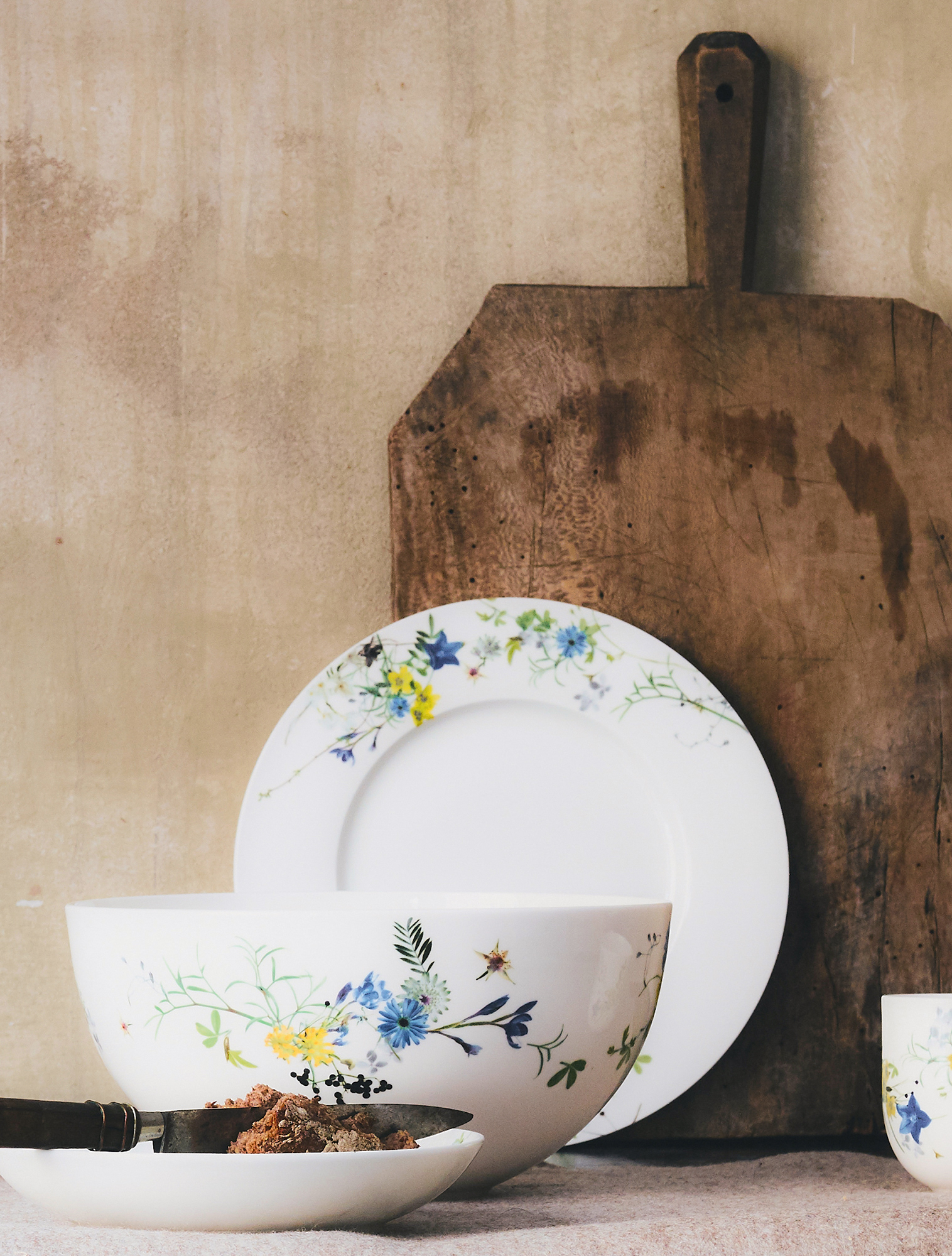Обеденная тарелка Brillance Fleurs des Alpes, 28 см от Rosenthal