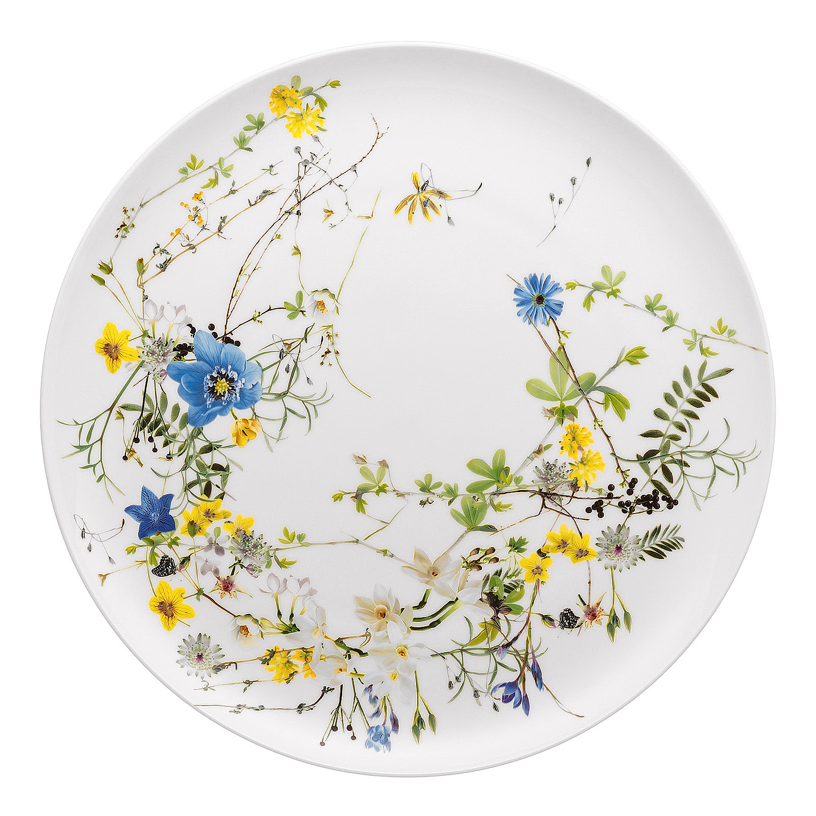 Плоское блюдо Brillance Fleurs des Alpes, 32 см