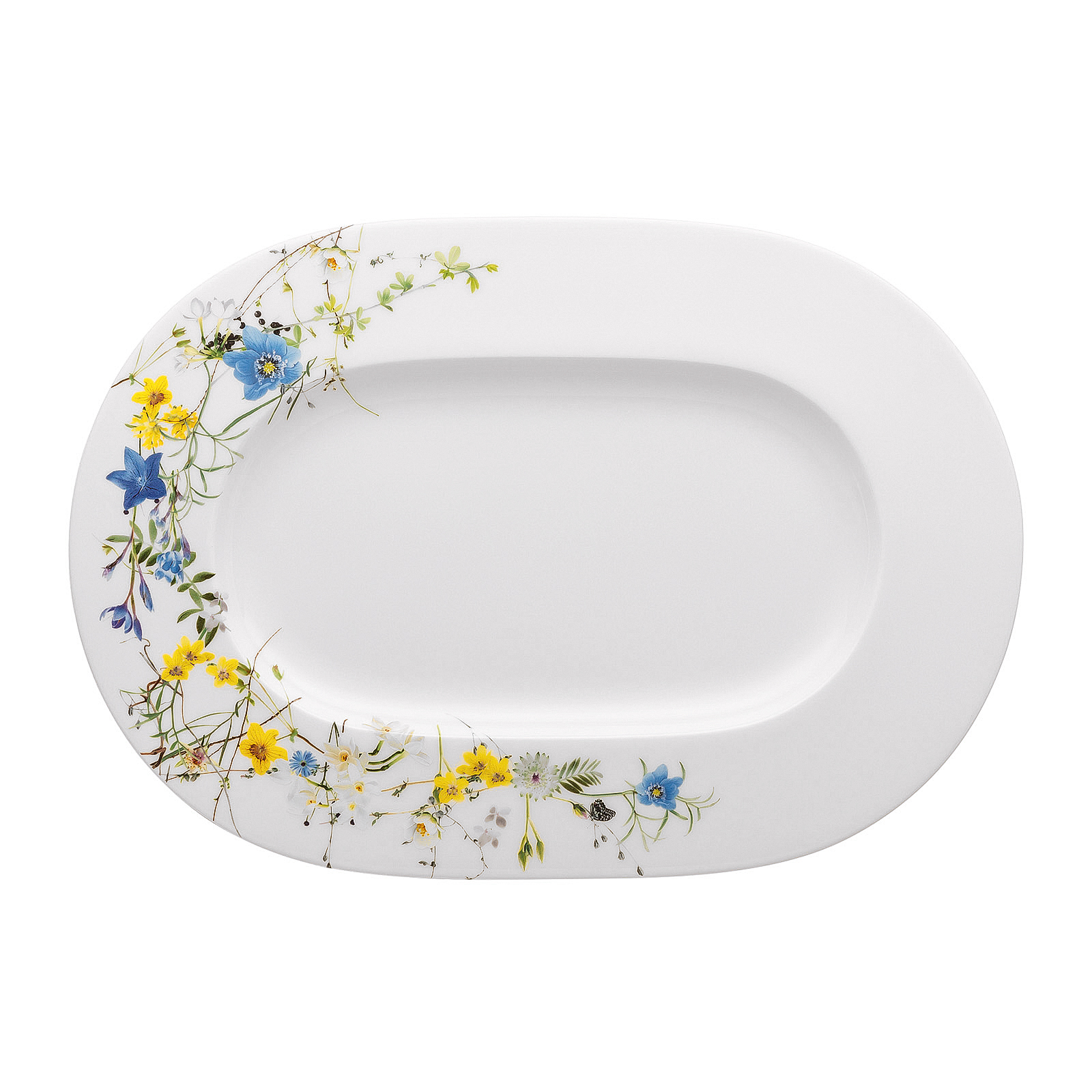 Плоское блюдо Brillance Fleurs des Alpes, 34 см от Rosenthal