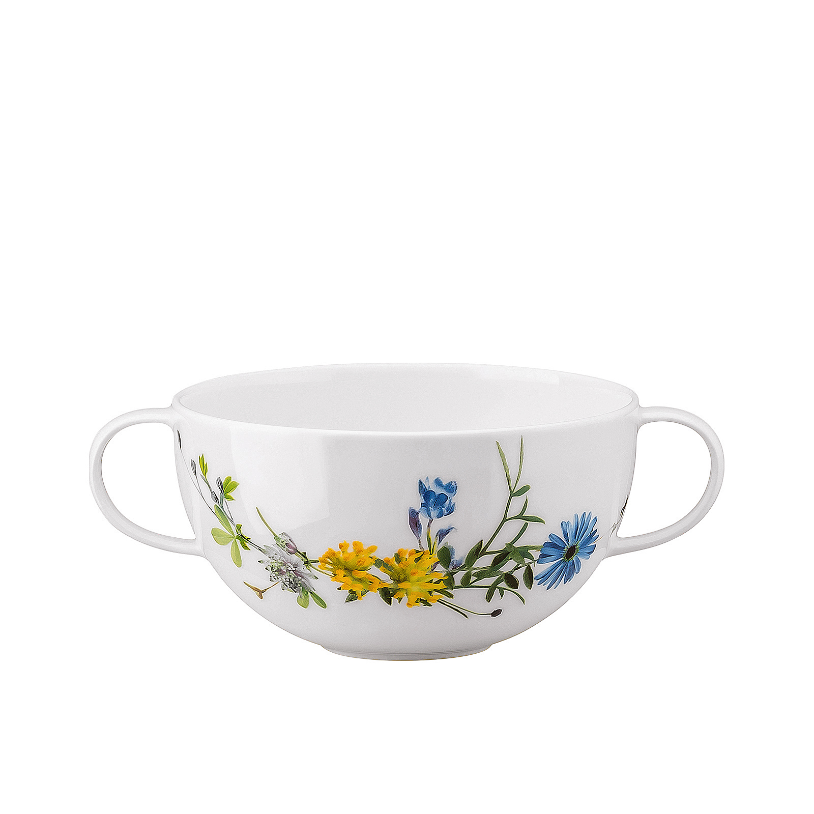 Бульонница с блюдцем Brillance Fleurs des Alpes, 340 мл от Rosenthal