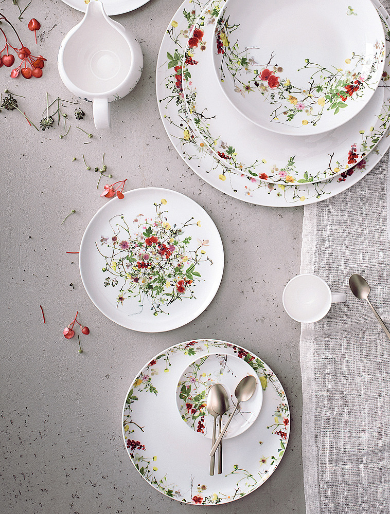 Пирожковая тарелка Brillance Fleurs Sauvages, 18 см от Rosenthal