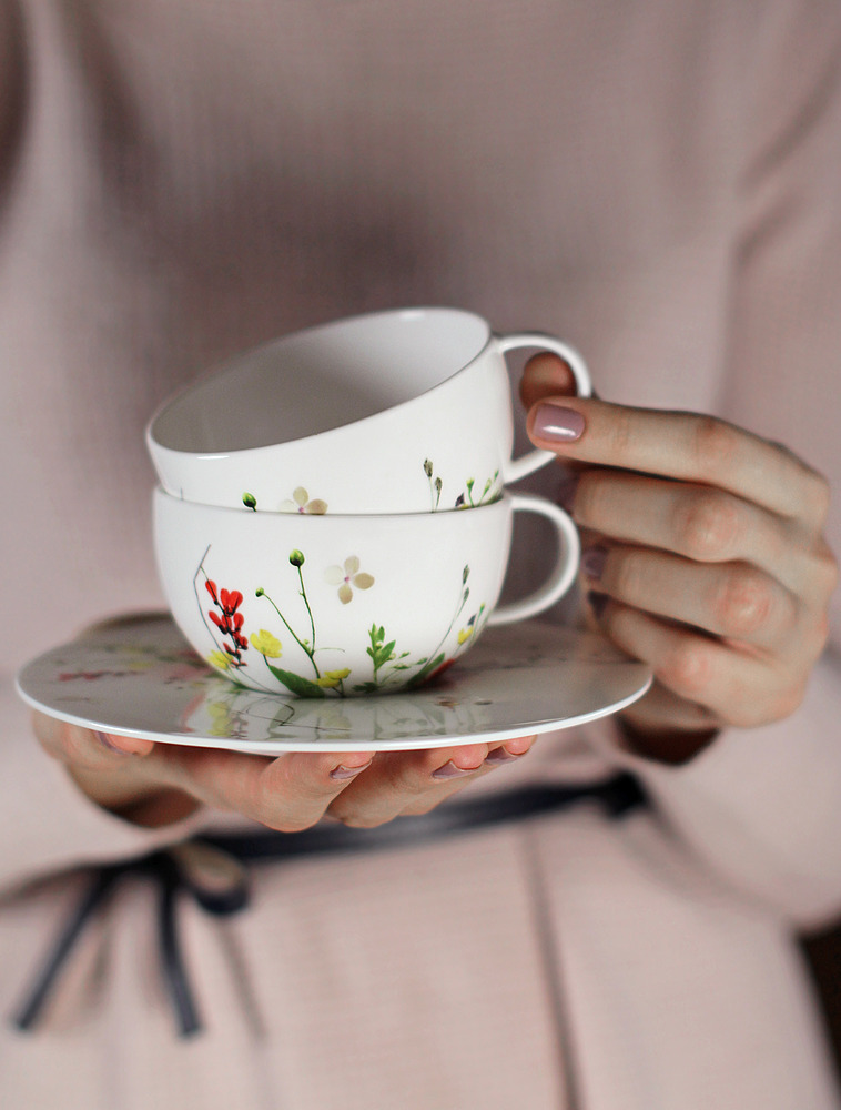 Чайная пара Brillance Fleurs Sauvages, 250 мл от Rosenthal
