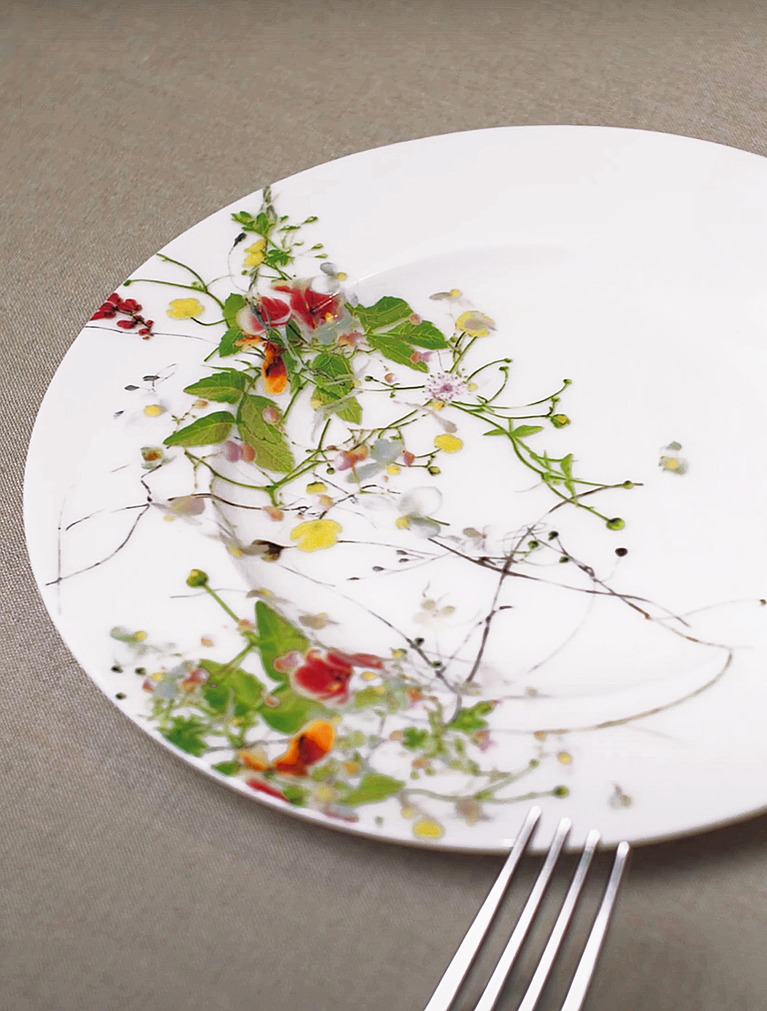 Пирожковая тарелка Brillance Fleurs Sauvages, 19 см от Rosenthal