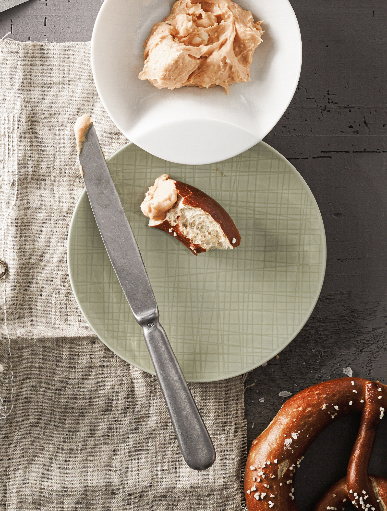 Пирожковая тарелка Mesh Cream, 15 см от Rosenthal