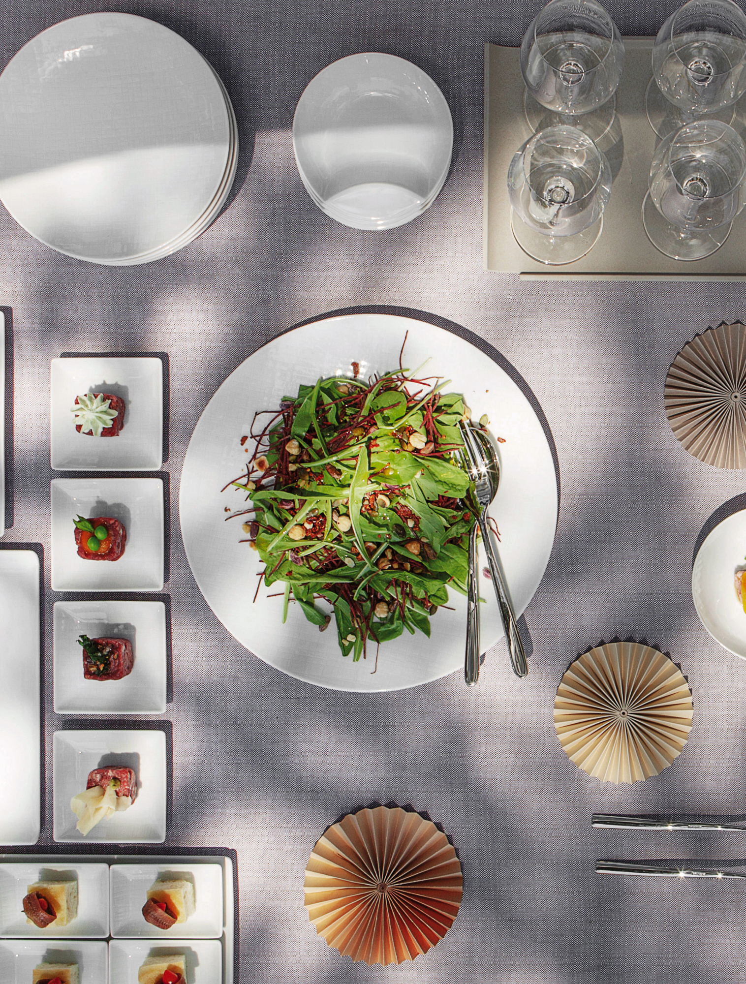 Обеденная тарелка Mesh White, 27,5 см от Rosenthal